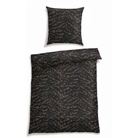SCHIESSER Roan Baumwollsatin Lila 135 x 200 cm + 80 x 80 cm