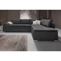 INOSIGN Ecksofa »Night & Day L-Form«, mit Boxspring Bettfunktion 180x200 cm, Dauerschläfer, grau