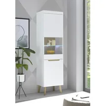Home Affaire Vitrine Torge 53 x 40 x 197 cm Weiß