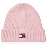 Tommy Hilfiger Tommy Jeans Heritage Core Rippstrick, Umschlag, normale Passform, rosa