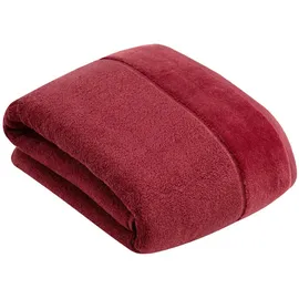 VOSSEN Pure Badetuch 100 x 150 cm red rock