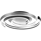 Trio LED-Deckenleuchte Caya 1-flammig Aluminium gebürstet Ø 50 cm