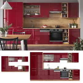 Vicco Küchenzeile Fame-Line 355 cm rot