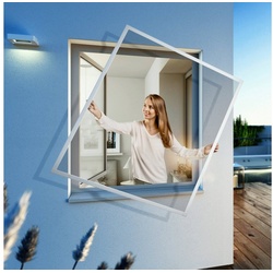 Windhager Insektenschutz-Fensterrahmen EXPERT Spannrahmen, BxH: 100x120 cm weiß