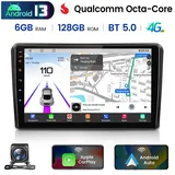GABITECH 9 Zoll Android 13 Autoradio GPS Navi für AUDI A3 2003-2013 Drahtlos Carplay und Android Auto