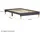 Homestyle4u Polsterbett 90 x 200 cm Grau