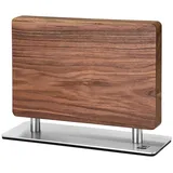 ZAYIKO Magnet-Messerblock doppelseitig, Premium Magnet-Messerhalter aus Walnussholz (1tlg) braun