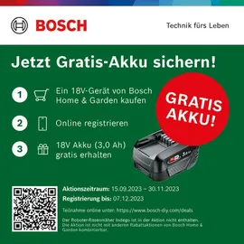 Bosch Fontus 18V inkl. 1 x 2,5 Ah