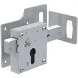 BASI - Aufschraub-Torschloss - ATS 80 Lochung PZ Metalltore 6-Tourig Dornmaß 39mm - Rechts/Links Verwendbar - 9900-0006