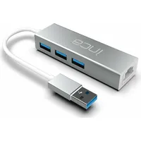 Inca IUSB-03T Typ-A > 3xUSB-A, 1xRJ45, 1000mbps