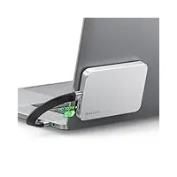 ORICO 2TB Magnetische Externe SSD mit 100 W PD-Ladung, bis zu 1000 MB/s, Tragbares SSD USB 3.2 Gen 2, Kompatibel mit MacBook, USB-C Laptop, Smartphone, iPhone 16/15 Pro Max – BookDrive P10PLUS