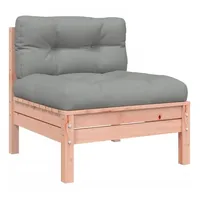 vidaXL Gartensofa ohne Armlehnen mit Kissen Massivholz Douglasie