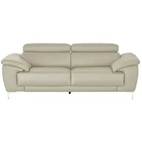 Max Schelling Einzelsofa aus Echtleder Vita , creme , Maße (cm): B: 216 H: 93 T: 105.0