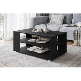 P & B Couchtisch Narobi-I ca. 100x45x.60 cm, Schwarz,