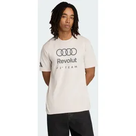 adidas Audi F1 Team DNA Graphic T-Shirt Chalk Pearl S
