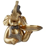 GILDE Tierfigur »Elefant Maroni«, goldfarben