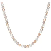 VALERO PEARLS Kette aus Sterling Silber mit Süßwasser-Zuchtperle in multicolor | Gr.: 45 cm
