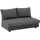 Zebra Technologies Cubo Lounge 2-Sitzer graphite