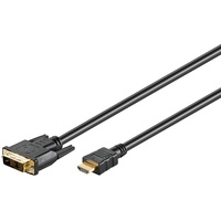 goobay 51579 Verbindungskabel HDMI-Stecker - DVI-D-Stecker 1,0 m