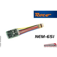 Fleischmann 6-poliger Decoder mit Stecker NEM 651 H0e/TT/N