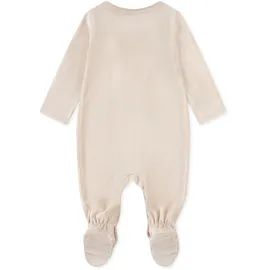 huggies babywear Strampler HUGGIES BABYWEAR "HUGN FOOTED COVERALL", Mädchen, Gr. 3 (6M/68), N-Gr, beige (granola), Cord, Obermaterial: 95% Polyester, 5% Elasthan, lang, Rundhals, abgesteppt, Overalls, Cord in elastischer Qualität