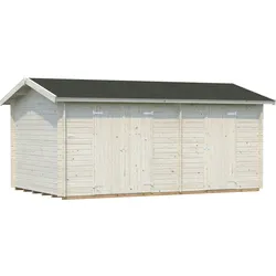 Gerätehaus PALMAKO "Jari", beige (natur), Holz, Gerätehäuser, natur