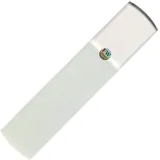 Glasfußfeile & Pediküre-Raspel Doppelseitig geätzte Oberfläche mit unterschiedlicher Körnung, Kallusentferner-Fußraspel - Original Tschechisches Produkt (transparent)