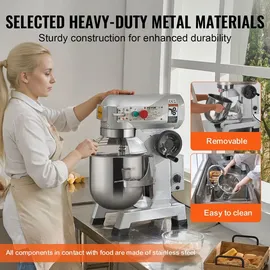 Vevor Knetmaschine 18,7 l Silber