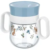 Mepal Mio 360° Trinklernbecher 200 ml Forest Friends - blau