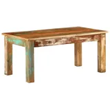 vidaXL Couchtisch mehrfarbig Altholz 100 x 55 x 45 cm