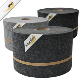 zaunzu® Sichtschutzstreifen 50 m Anthrazit Vlies