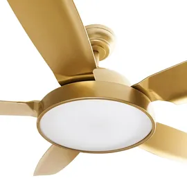 Beliani Deckenventilator mit Licht GOSHAABA