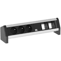 Bachmann Steckdosenleiste 3-fach Schwarz 1 St.