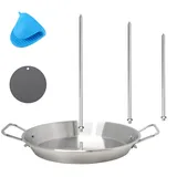Schaschlikspieße Vertikaler Spieß for Barbecue-Grill Al Pastor Edelstahlständer mit abnehmbaren Spikes Brasilianischer Spieß Shawarma-Halter Tacos C/1569 (Color : C)