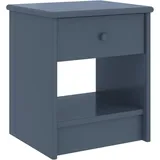 vidaXL Nachttisch Hellgrau 35x30x40 cm Kiefer Massivholz