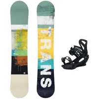 TRANS Snowboard Set FE 143 cm Grün + Sonic