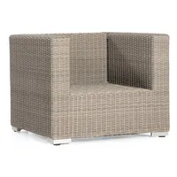 SonnenPartner Gartenlounge-Sessel Sonnenpartner Lounge-Sessel Residence Aluminium mit Polyrattan