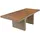 Garden Pleasure BRAGA Gartentisch 180 x 90 x 75 cm weidenbraun/schwarz