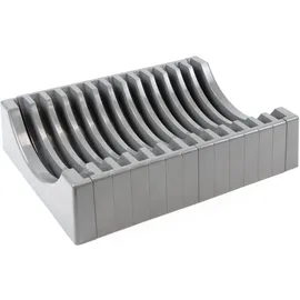 Emuca - Tellerhalter für Möbel, Platz für 13 Teller, Kunststoff