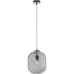 ECO-LIGHT Hängeleuchte "Nereide", blau (seeblau), H: 30,7cm, Lampen, hochwertiges Glas