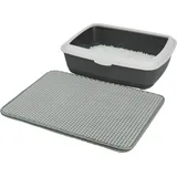 Trixie Sieb-Vorleger für Katzentoiletten 35 x 45 cm grau