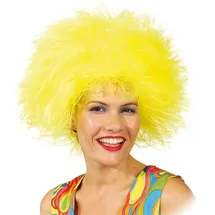 Orlob Fasching Perücke Damen Struwel gelb