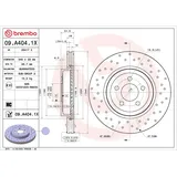 Brembo Bremsscheibe XTRA LINE - Xtra 09.A404.1X