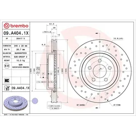 Brembo Bremsscheibe XTRA LINE - Xtra 09.A404.1X