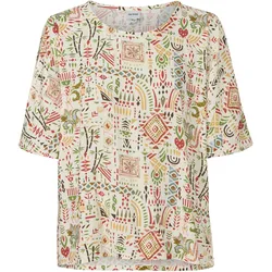 Viskose-Bluse, Druck natur, 40/42