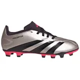 Adidas Predator Club FxG Fußballschuhe Kinder - platin met./aurora black/turbo