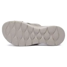 SKECHERS Damen Go Walk Flex Sandal Impressed Flat, Braun, 38 EU