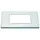 PROTEC.class Abdeckung PFBAD 60130.2 60x130 reinweiss 2fach