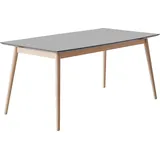 Hammel Furniture Meza Designtisch mit Auszugsfunktion 165 x 90 x 73,5 cm Grau/Weiß