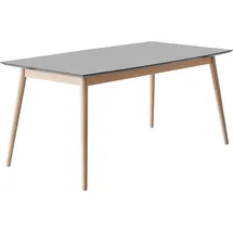 Hammel Furniture Meza Designtisch mit Auszugsfunktion 165 x 90 x 73,5 cm Grau/Weiß